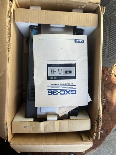 Pat tested akai gxc 36d - tested, gxc-36d