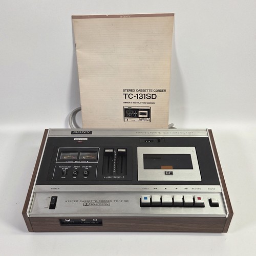 Vintage sony stereo cassette - stereo,