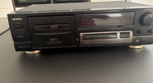 Aiwa f460k stereo cassette - ad-f460k,