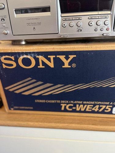 Sony we475 twin cassette - tc-we475,