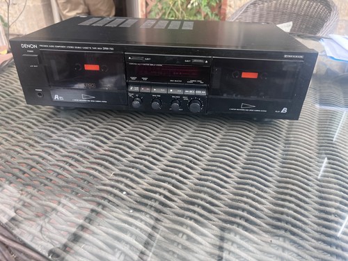 Denon drw 750 double cassette - denon, drw-750