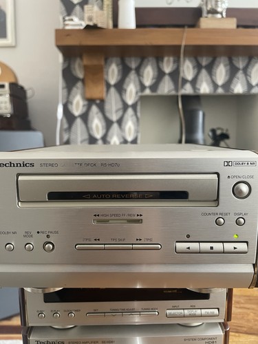 Technics retro cassette deck - technics,